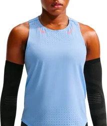 Débardeur léger et ultra-respirant - W Nike Aeroswift Dri-Fit ADV Singlet Aluminum Atomic Pink - Taille S - Bleu