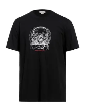 T-shirts Herren Schwarz L,XL Herren - MCQUEEN - FashionsVida
