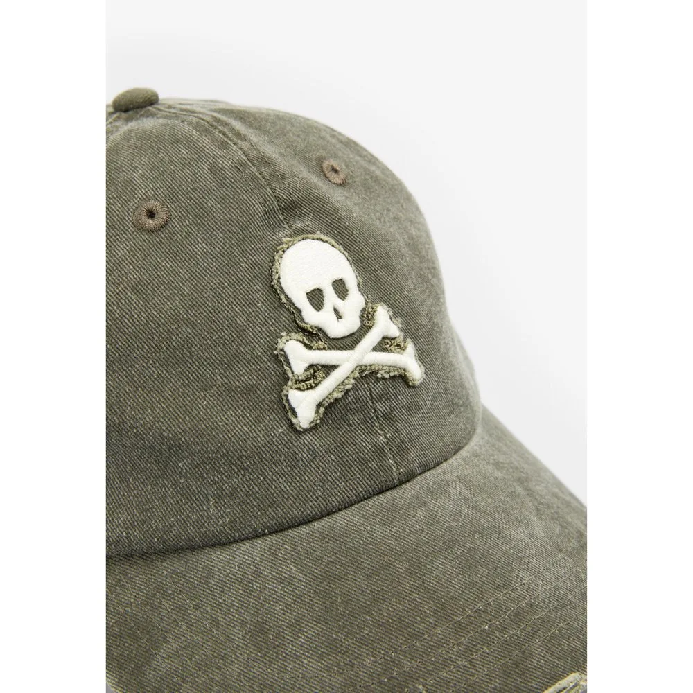 Gorra 100% algodón con acabado efecto lavado y cierre trasero ajustable - Scalpers - FashionsVida
