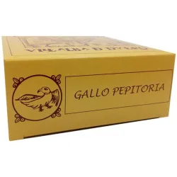 Gallo de corral en pepitoria