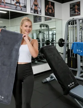 Pcs/1 pieza Toalla de fitness absorbente de sudor, toalla deportiva, toalla de club, toalla de baño, toalla de secado rápido, accesorio de fitness d - Shein - FashionsVida