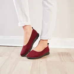 Soft-Slipper "Vicky" bordeaux