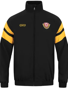 Dynamo Dresden Freizeitjacke Retro (schwarz/dynamic yellow / Größe XXL / Unisex) - Jako - FashionsVida