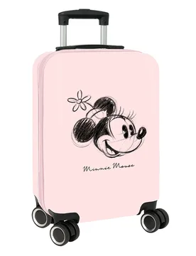 Valigia A Rotelle Minnie Mouse Baby 0.1l 3.5x20x55 Cm Multicolor One Size - Safta - FashionsVida