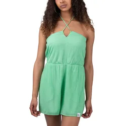 Halterneck Crickle Jumpsuit Neptunes Wave S Damen
