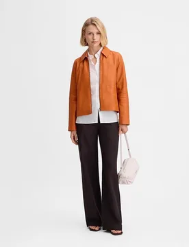 Cazadora de mujer corta napa - Simorra - FashionsVida