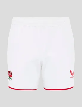 Men’s England Rugby 25/26 Home Pro Shorts – Brilliant White WHITE XL male - Castore - FashionsVida