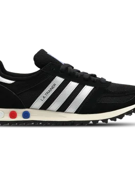 LA Trainer Men's Sneakers - Black - Size 10 - Mesh/Synthetic - Black - Size: 10 - Adidas - FashionsVida