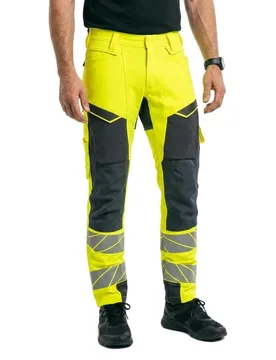 Pantalon De Travail Accelerate Safe 19079 Hi-Vis Yellow / Dark Navy 66 - MASCOT - FashionsVida
