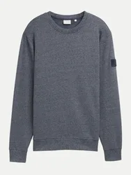 Sweatshirt in Melange-Optik Grau L