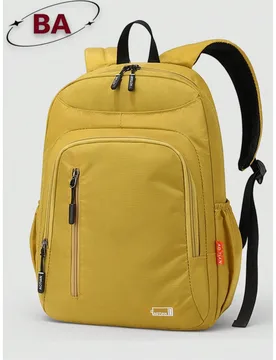 Mochila de nailon estilo universitario con múltiples compartimentos para mujer; bolso multifuncional para viajes diarios; bolso de viaje ligero con m - Shein - FashionsVida
