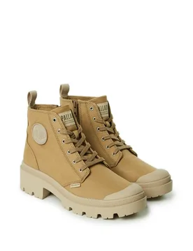 Palladium Boots unies en cuir - Palladium - FashionsVida