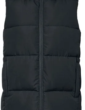 Weste - NMAurora Hood Vest - XS bis S - für Damen - Größe S - schwarz - Frauen - female - Noisy may - FashionsVida