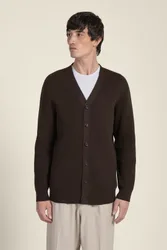 Mens Knitted V-Neck Cardigan