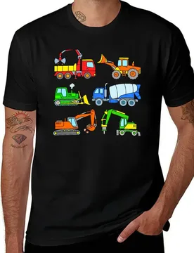 Construction Vehicles T-Shirt Work Style Casual T-Shirt - Aliexpress - FashionsVida