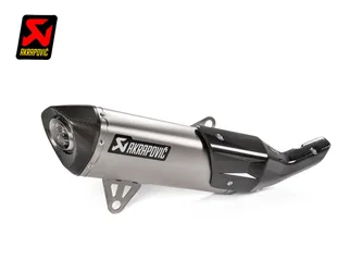 Terminale Slip On Akrapovic Titanio Carbonio bmw C 400 X / Gt 2019-2020