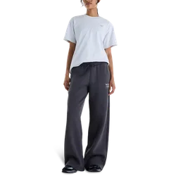 Fleece Damen Hosen - Schwarz - Größe L - Baumwoll-Jersey Black L