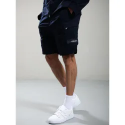 Mens Navy Seafield Cargo Short - Male - Navy - Small