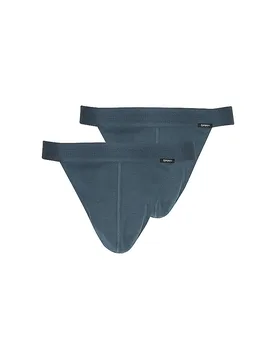 Slip 2er Pkg. COTTON RETRO orion blue blau M herren - Skiny - FashionsVida