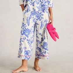 Trina Organic Cropped Jersey Pyjama Bottoms