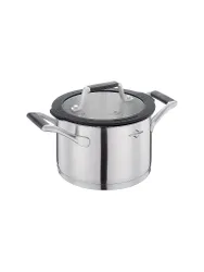 KÜCHENPROFI Kochtopf COMO 16cm/2l Edelstahl silber