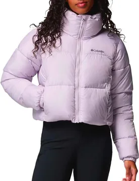 Doudoune courte isolante - Puffect II Cropped Jacket Lavender Pearl - Taille M - Violet - Columbia - FashionsVida