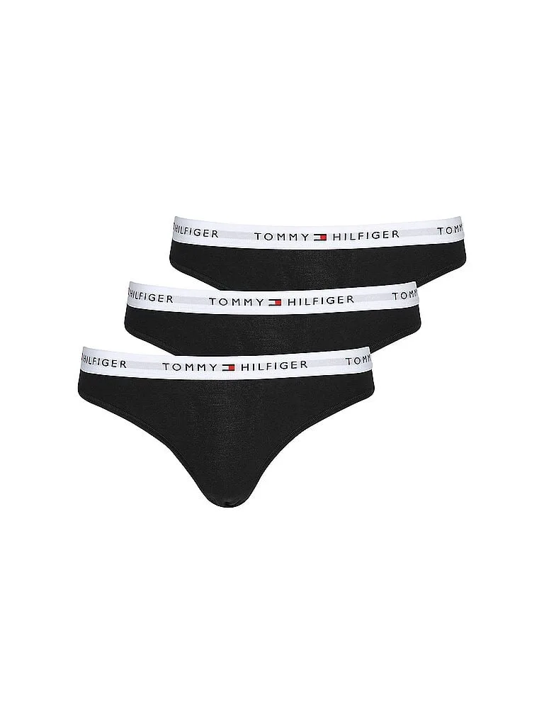 Slips 3er Pkg. black schwarz S damen - Tommy hilfiger - FashionsVida