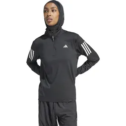 Own The Run Base Half Zip Sweatshirt Black M Women