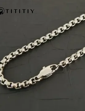 New A Beautiful Pure Titanium Necklace That Is Ultra Light Anti Allergic and Ultra Lightweight Wide 3mm Long 450mm Classic style - Aliexpress - FashionsVida