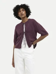 Loose-Fit Strickjacke ONLSIMONI Violett XL