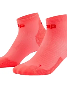 CORE RUN ULTRALIGHT SOCKS LOW CUT 4.0 Damen Neon Coral/Red 37-40 - Cep - FashionsVida