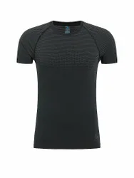 Herren Laufwäsche Shirt Performance Light Base Layer schwarz L M