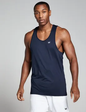 Camiseta de entrenamiento de tirantes para hombre de - marino - XXS - MP - FashionsVida