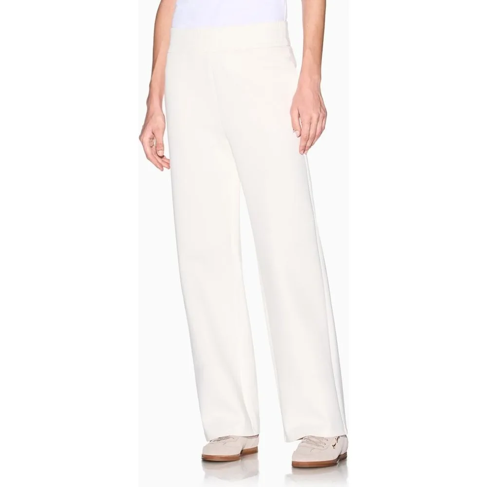 Pantalón de mujer ancho con cintura elástica - Armani Exchange - FashionsVida