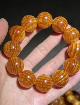 Authentic Northeastern pine bracelet for men, made from Changbai Mountain northern agarwood and amber wood, fully transluce - Aliexpress - FashionsVida