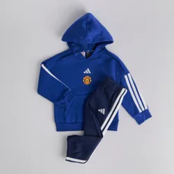 Manchester United x Infant Essentials Hooded Jogger Set Blue 12-18M
