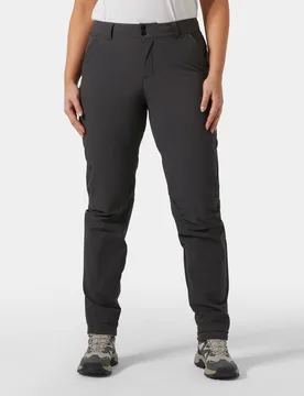 Women's Brona Softshell Trousers Grey XS - Ebony Grey - Female - Helly Hansen - FashionsVida