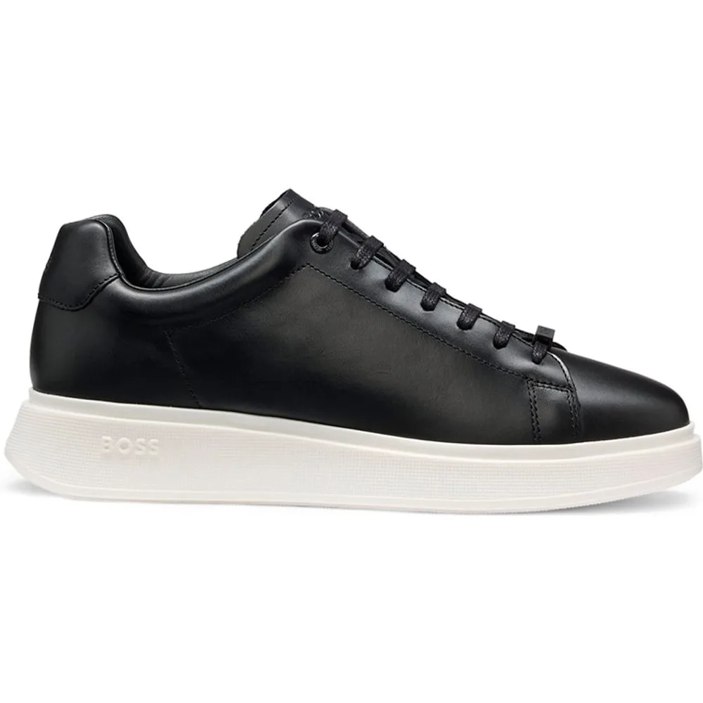 Deportivas de piel con suela de goma - Boss - FashionsVida
