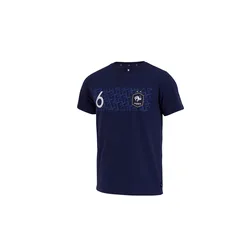 Kinder-T-Shirt Frankreich Player Pogba N°6 - Bleu - male - Size: 6 ans