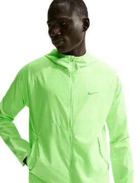 Miler Men Jackets - Green - Size M - Poly Woven - Green - Size: Medium - Nike - FashionsVida