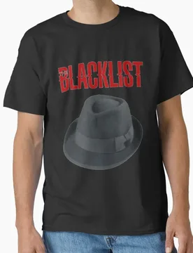 The hat symbol Red Reddington The Blacklist Retro tv series 100% cotton printed t shirt for men large size tops S-6xl - Aliexpress - FashionsVida