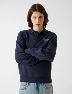 Sudadera sin capucha de hombre - Guess - FashionsVida