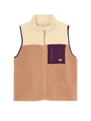 Gilet in pile da donna Boundless Spirit 2 cammello L