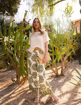 Crochet Batwing Oversized Top - S/M / CREAM - female - Blue Vanilla - FashionsVida