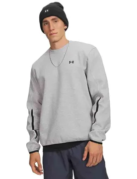 Sweat-shirt Unstoppable Fleece Crew Gray / Black XL - Under armour - FashionsVida