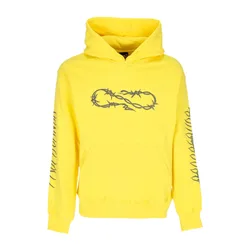 Felpa Cappuccio Uomo Wire Hoodie Yellow