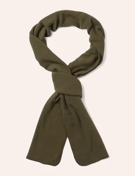 Fleece-Schal, , Farbe Grün, 01, angenehm wärmend weicher Fleece Herren - Walbusch - FashionsVida