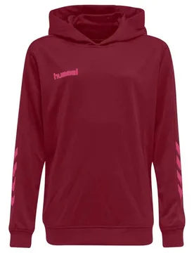 Sweat à Capuche Promo Poly Biking Red / Raspberry Sorbet L - Hummel - FashionsVida