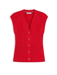 Tommy Hilfiger Gilet rot M Damen