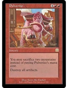 Pulverize (foil) Mercadian Masques - Magic: The Gathering - FashionsVida